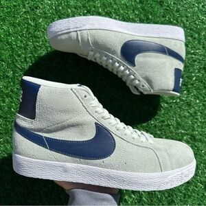 Nike Sb Zoom Blazer Mid Barely Green / Navy